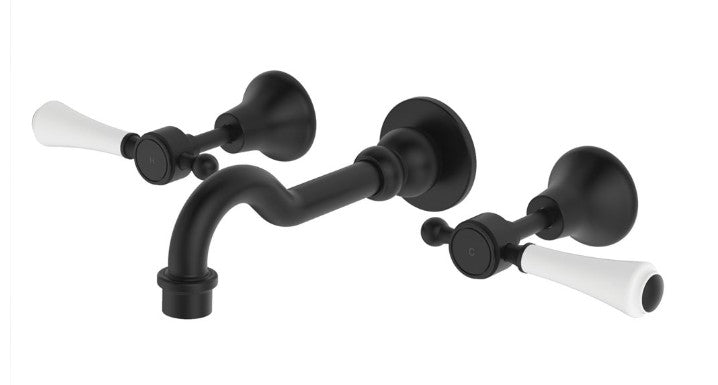 Lillian Lever Basin/Bath Wall Set