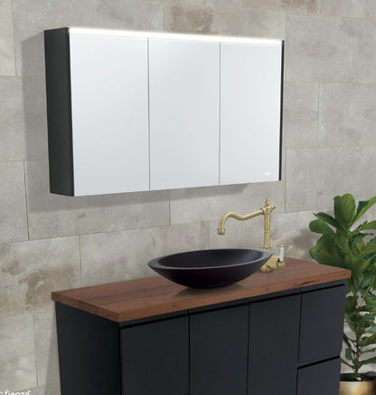 1200 LED Mirror Cabinet with Side Panels