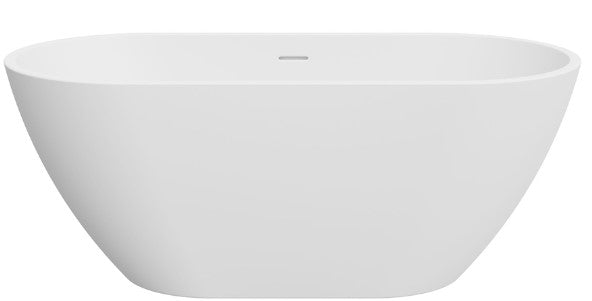 Koko Freestanding Acrylic Bath with Overflow, 1500mm