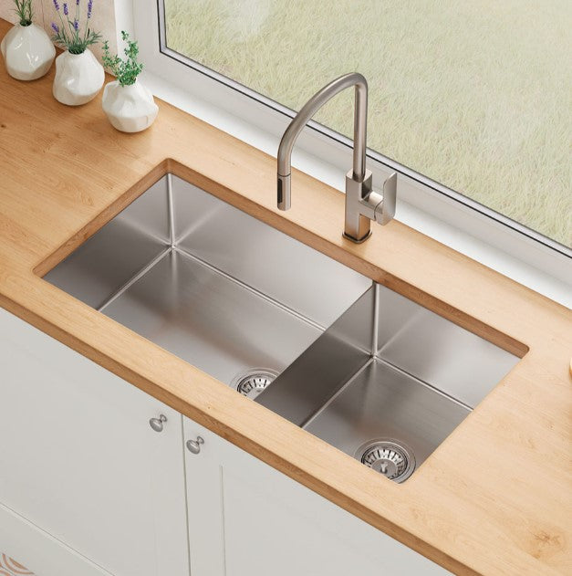 Hana 40L/27L Double Kitchen Sink Kit