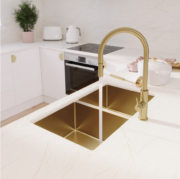 Hana 27L/27L Double Kitchen Sink