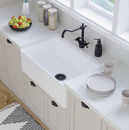 Olivia Single Butler Sink, Medium