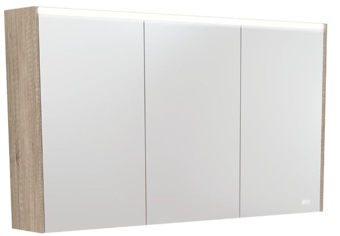 1200 LED Mirror Cabinet with Side Panels