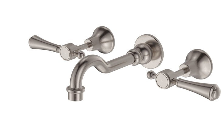 Lillian Lever Basin/Bath Wall Set