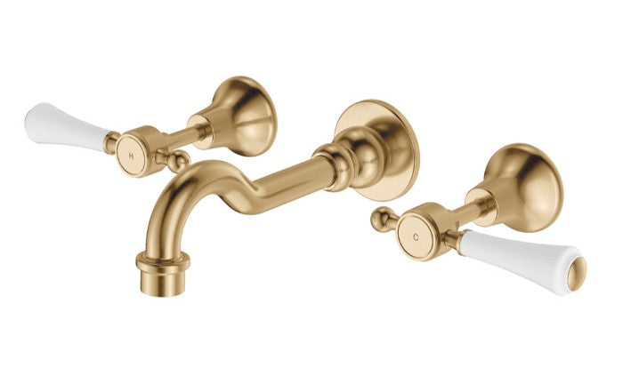 Lillian Lever Basin/Bath Wall Set
