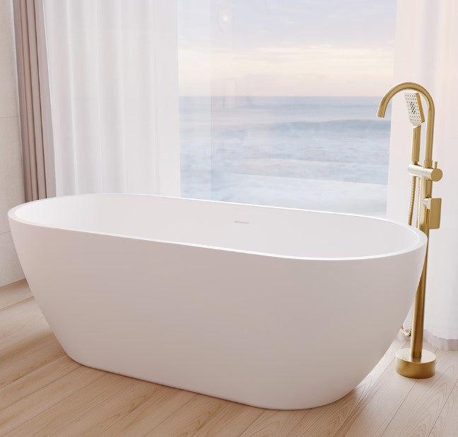 Koko Freestanding Acrylic Bath, 1680mm with Overflow