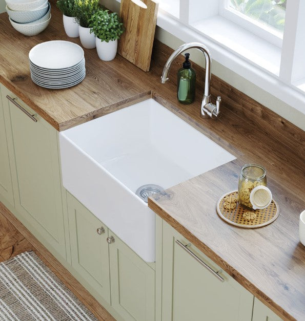 Olivia Single Butler Sink, Small