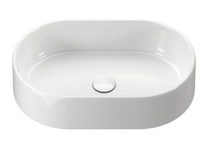 Aluca Pill Above Counter Basin, Gloss White