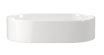 Aluca Pill Above Counter Basin, Gloss White