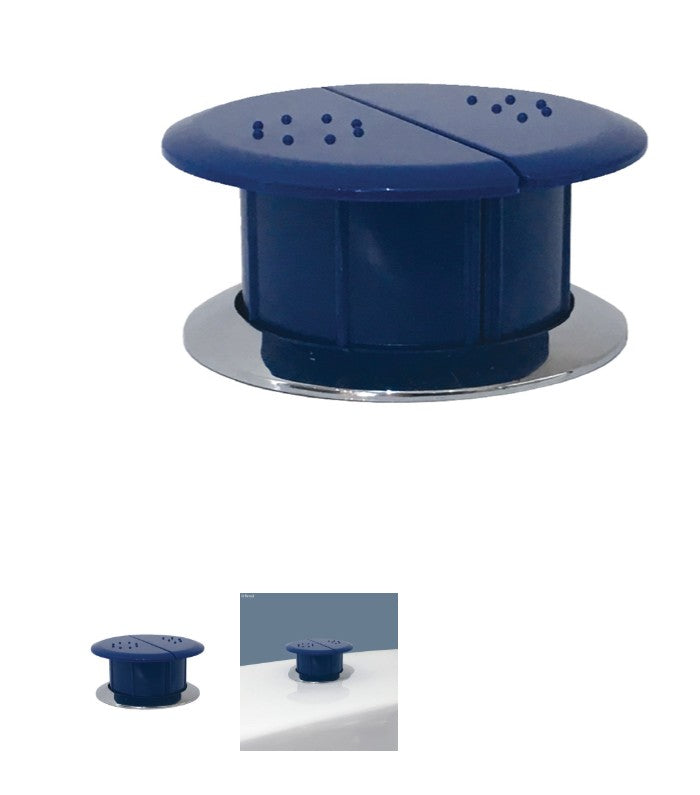 Raised Care Blue Flush Buttons